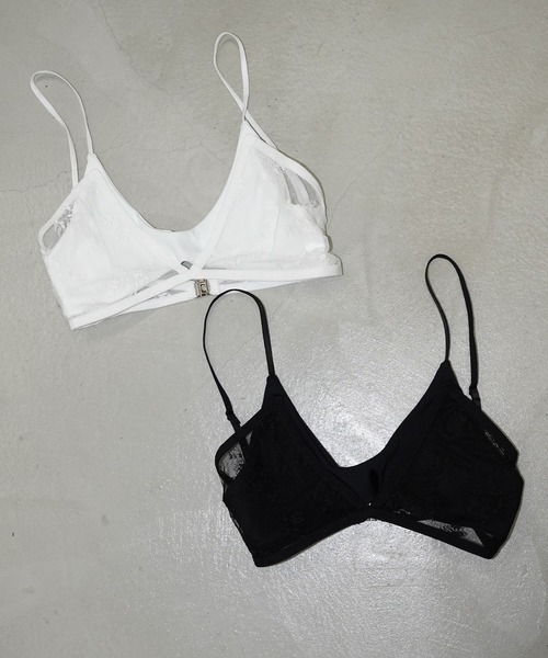 chuclla(チュクラ)の「シアーレースブラトップ chw26s026(その他トップス・レディース・ホワイト/ブラック・FREE)」の7枚目の写真