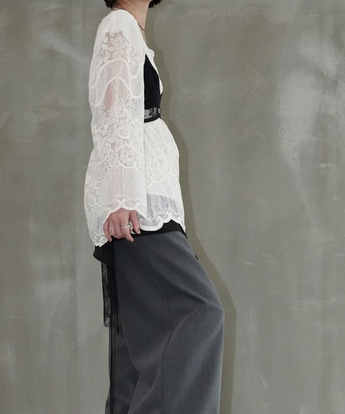 chuclla(チュクラ)の「シアーレースブラトップ chw26s026(その他トップス・レディース・ホワイト/ブラック・FREE)」の19枚目の写真