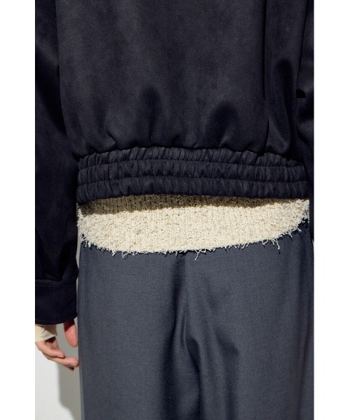 AZUL by moussy（アズールバイマウジー）の「フェイクスエードショートブルゾン（ブルゾン・レディース・アイボリー/ブラック/ベージュ・FREE）」の20枚目の写真