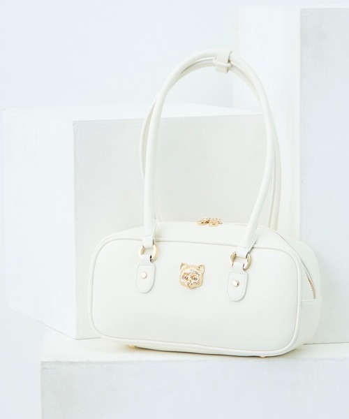 あ*お様 bio wear ボストンバック　white PAUL & JOE ACCESSOIRES (ポール＆ジョーアクセソワ)ボストンバッグ