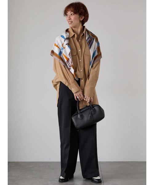 Lugnoncure（ルノンキュール）の「ベルト柄スカーフ（ネックレス・レディース・ブラウン・F）」の3枚目の写真