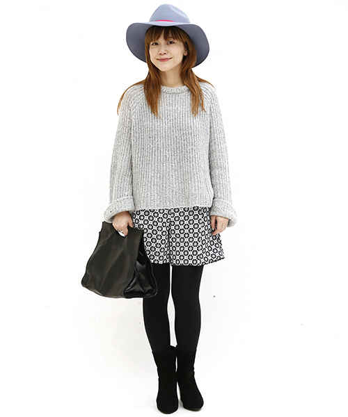 mystic（ミスティック）の「【mystic】小紋柄ショートパンツ（その他パンツ・レディース・ネイビー/ブラック・ﾌﾘ-）」の13枚目の写真