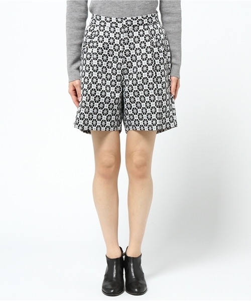 mystic（ミスティック）の「【mystic】小紋柄ショートパンツ（その他パンツ・レディース・ネイビー/ブラック・ﾌﾘ-）」の3枚目の写真