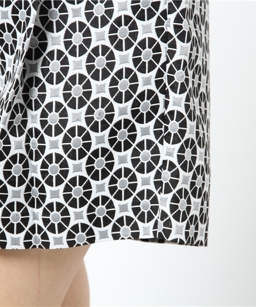 mystic（ミスティック）の「【mystic】小紋柄ショートパンツ（その他パンツ・レディース・ネイビー/ブラック・ﾌﾘ-）」の9枚目の写真