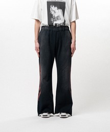 KAMIYA（カミヤ）の「"CRAYON FLAME" Distressed Bootcut Sweat Pants（スウェットパンツ）」