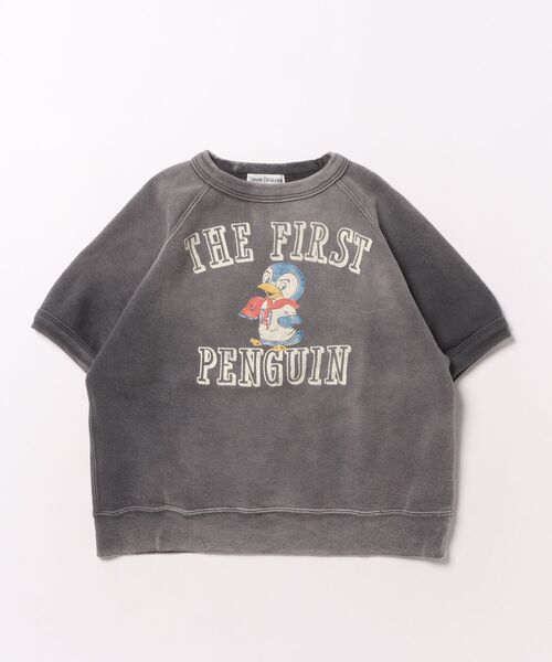 DENIM DUNGAREE(デニムダンガリー)の「Vintage Pile PENNIE Sweatshirt(スウェット・キッズ・チャコールグレー・115/105/125)」の3枚目の写真