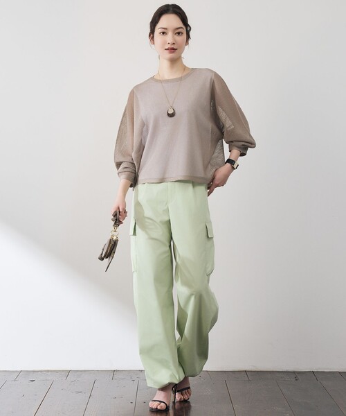 自由区(ジユウク)の「ハイカウントカーゴ パンツ(カーゴパンツ・レディース・グリーン系/ブラック系/カーキ系・44/46)」の17枚目の写真