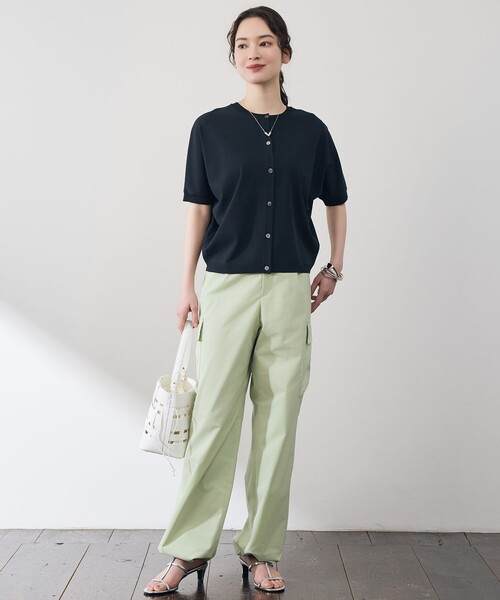 自由区(ジユウク)の「ハイカウントカーゴ パンツ(カーゴパンツ・レディース・グリーン系/ブラック系/カーキ系・44/46)」の18枚目の写真