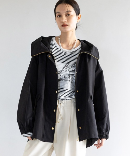 Elura(エルーラ)の「大人リュクスマンパ/645458(マウンテンパーカー・レディース・ブラック/キャメル・SMALL/MEDIUM)」の1枚目の写真