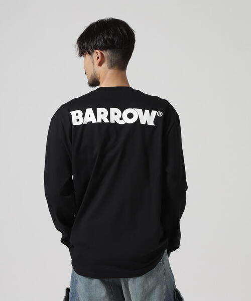 BARROW（バロー）の「Barrow/バロー/日本別注 3D PRINT LS TEE（Tシャツ/カットソー・メンズ・ホワイト/ブラック・L/XL/M）」の3枚目の写真