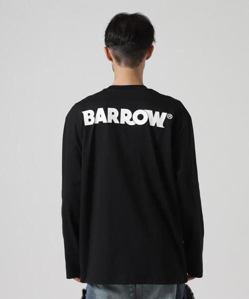 BARROW（バロー）の「Barrow/バロー/日本別注 3D PRINT LS TEE（Tシャツ/カットソー・メンズ・ホワイト/ブラック・L/XL/M）」の9枚目の写真