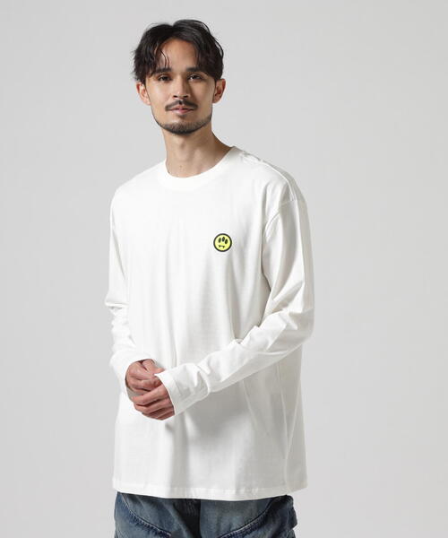 BARROW（バロー）の「Barrow/バロー/日本別注 3D PRINT LS TEE（Tシャツ/カットソー・メンズ・ホワイト/ブラック・L/XL/M）」の4枚目の写真