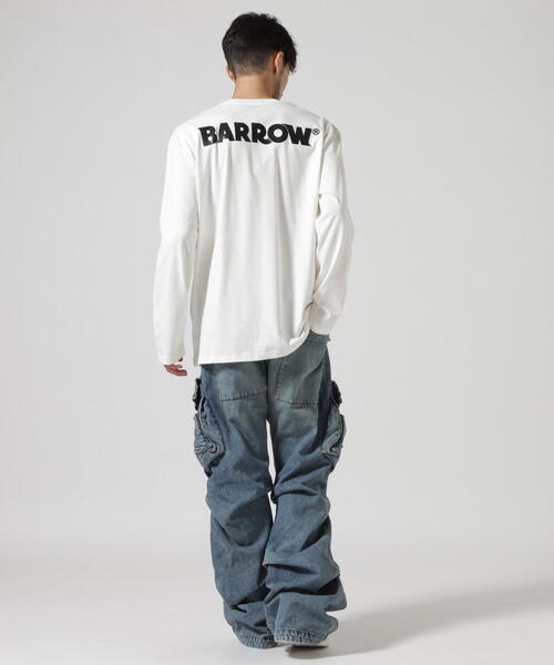 BARROW（バロー）の「Barrow/バロー/日本別注 3D PRINT LS TEE（Tシャツ/カットソー・メンズ・ホワイト/ブラック・L/XL/M）」の20枚目の写真