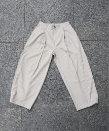 ATELANE（アテレーン）の「ATELANE / ピンストライプ　タックイージーパンツ（スラックス）」