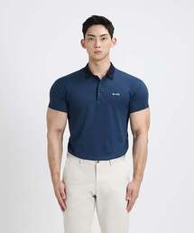 RVD（アールブイディー）の「モーダルマッスルフィットポロシャツ（ロイヤルネイビー）（ポロシャツ）」