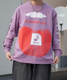PLEASURES | PLEASURES/プレジャーズ PIRACY LONG SLEEVE クルーネック コットンロングスリーブTシャツ ロンT 2026年春夏(Tシャツ/カットソー)