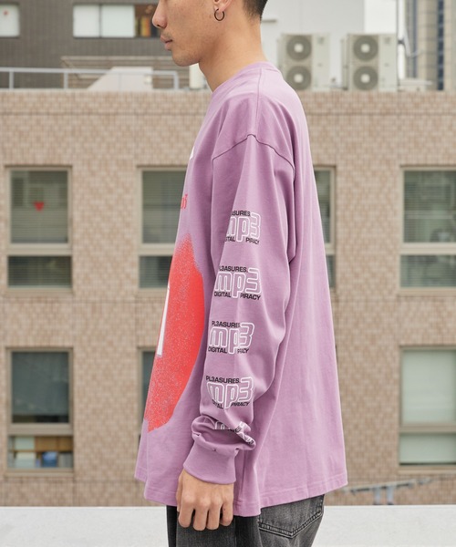PLEASURES（プレジャー）の「PLEASURES/プレジャーズ PIRACY LONG SLEEVE クルーネック コットンロングスリーブTシャツ ロンT 2026年春夏（Tシャツ/カットソー・メンズ・パープル・M/L/XL）」の7枚目の写真