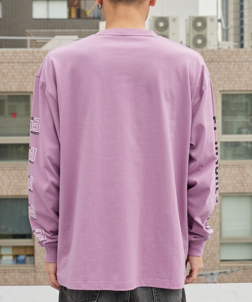 PLEASURES（プレジャー）の「PLEASURES/プレジャーズ PIRACY LONG SLEEVE クルーネック コットンロングスリーブTシャツ ロンT 2026年春夏（Tシャツ/カットソー・メンズ・パープル・M/L/XL）」の8枚目の写真