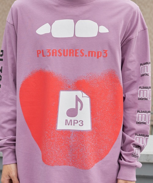 PLEASURES（プレジャー）の「PLEASURES/プレジャーズ PIRACY LONG SLEEVE クルーネック コットンロングスリーブTシャツ ロンT 2026年春夏（Tシャツ/カットソー・メンズ・パープル・M/L/XL）」の10枚目の写真