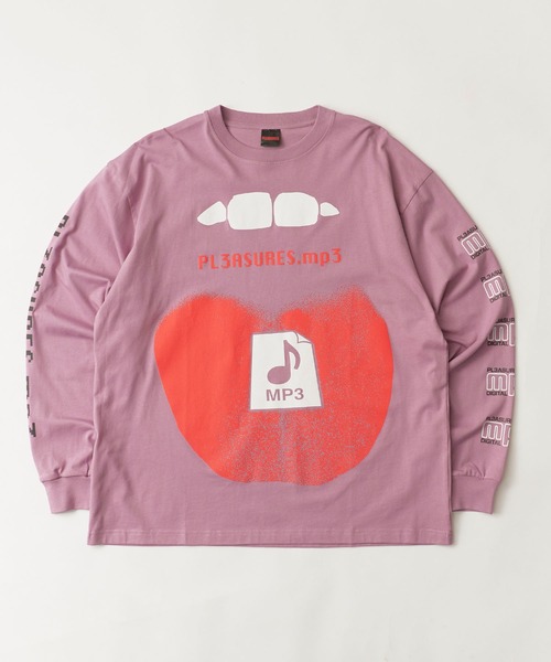 PLEASURES（プレジャー）の「PLEASURES/プレジャーズ PIRACY LONG SLEEVE クルーネック コットンロングスリーブTシャツ ロンT 2026年春夏（Tシャツ/カットソー・メンズ・パープル・M/L/XL）」の17枚目の写真