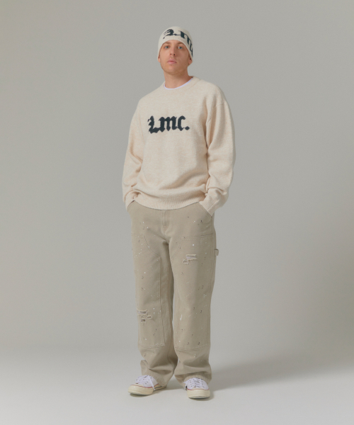 LMCの「GOTHIC NAME KNIT SWEATER charcoal(ニット/セーター・レディース・その他・S/M/L)」の2枚目の写真