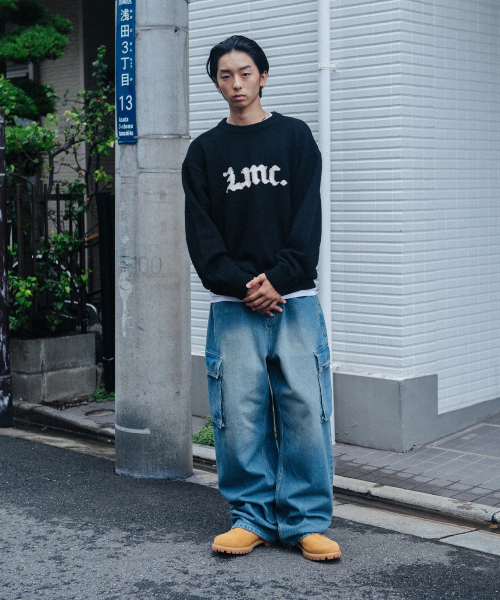 LMCの「GOTHIC NAME KNIT SWEATER charcoal(ニット/セーター・レディース・その他・S/M/L)」の3枚目の写真
