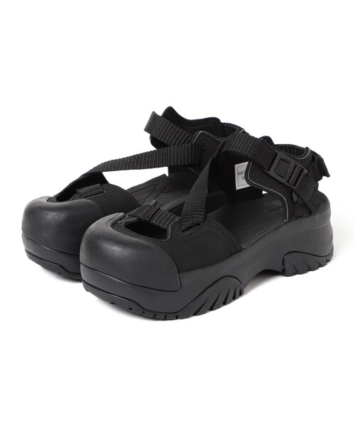 Ray BEAMS（レイビームス）の「FILA / PEITO MAX SD（サンダル・レディース・ブラック/グレー・25/24/23）」の2枚目の写真