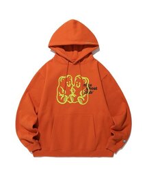 GUMMY BEAR & LOGO HOODIE_BRICK(NG2DFUM400A)