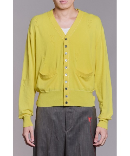 MASU（エムエーエスユー）の「MB 10 BUTTONS CARDIGAN（カーディガン/ボレロ・メンズ・ブルー/イエロー系その他/ブラック/レッド・46）」の13枚目の写真