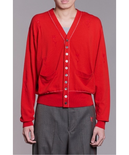 MASU（エムエーエスユー）の「MB 10 BUTTONS CARDIGAN（カーディガン/ボレロ・メンズ・ブルー/イエロー系その他/ブラック/レッド・46）」の14枚目の写真