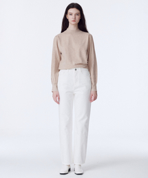 GOODDEN（グーデン）の「[GDST14] スタンダードフィットストレート_ホワイト（デニムパンツ）」