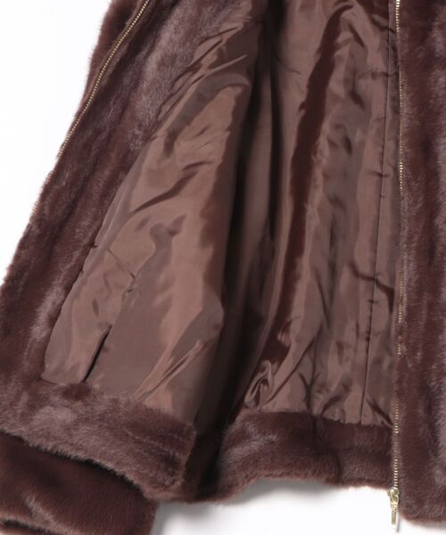 M.deux(エムドゥ)の「ミンクタッチファーコート(その他アウター・レディース・グレイッシュベージュ/ブラウン・MEDIUM)」の15枚目の写真