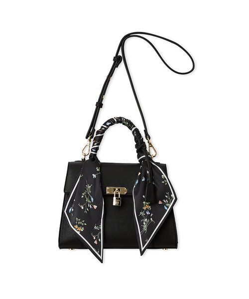 SNIDEL（スナイデル）の「スカーフパッドロックバッグ（ハンドバッグ・レディース・グレイッシュベージュ/ブラック/アイボリー・F）」の19枚目の写真