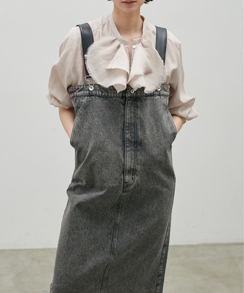 LARUTA（ラルータ）の「【LARUTA】ラッフルフリンジブラウス（シャツ/ブラウス・レディース・アイボリー/ライトベージュ/ブラック・FREE）」の14枚目の写真