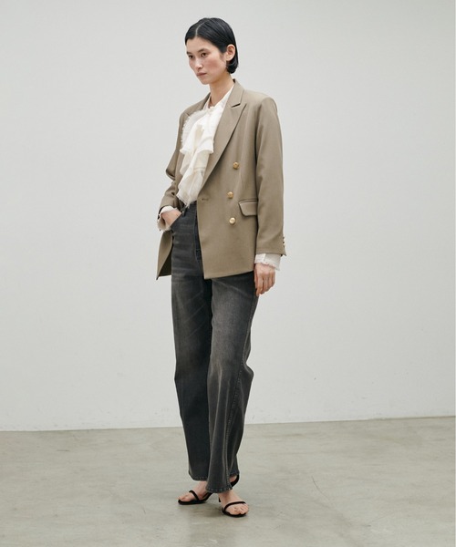 LARUTA（ラルータ）の「【LARUTA】ラッフルフリンジブラウス（シャツ/ブラウス・レディース・アイボリー/ライトベージュ/ブラック・FREE）」の9枚目の写真