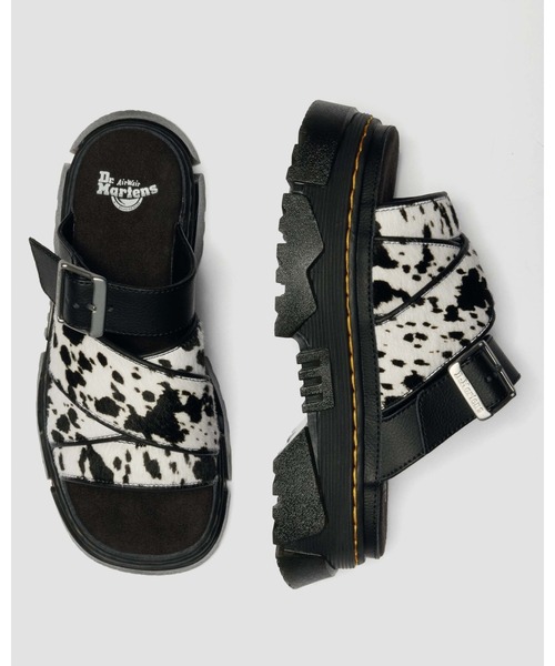 Dr. Martens(ドクターマーチン)の「Dr. Martens/ドクターマーチン MATTISON スライド サンダル 42833100(サンダル・メンズ・ホワイト×ブラック・UK5/UK6/UK4/UK3)」の2枚目の写真