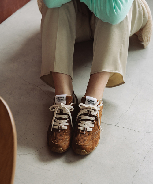 SLOBE IENA(スローブイエナ)の「The Mercer Brand The Re-Run Drive ME261022(スニーカー・レディース・ブラウン/ベージュ・36/38/37)」の15枚目の写真