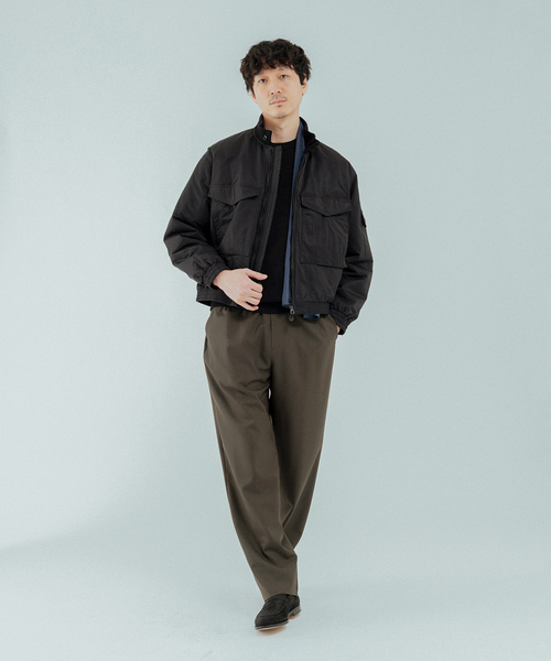 EDIFICE（エディフィス）の「ETS.MATERIAUX(マテリオ) G-8（ミリタリージャケット・メンズ・ブラック・MEDIUM/LARGE）」の6枚目の写真