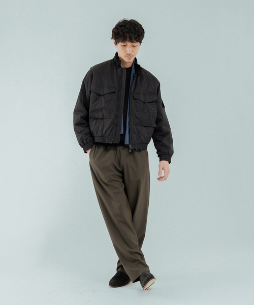 EDIFICE（エディフィス）の「ETS.MATERIAUX(マテリオ) G-8（ミリタリージャケット・メンズ・ブラック・MEDIUM/LARGE）」の7枚目の写真