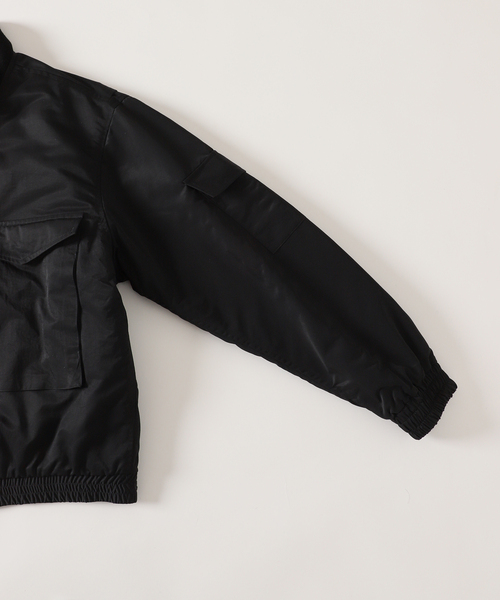 EDIFICE（エディフィス）の「ETS.MATERIAUX(マテリオ) G-8（ミリタリージャケット・メンズ・ブラック・MEDIUM/LARGE）」の18枚目の写真