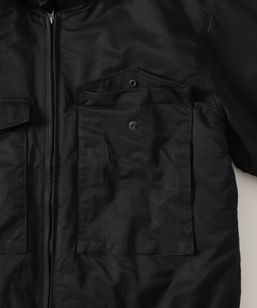 EDIFICE（エディフィス）の「ETS.MATERIAUX(マテリオ) G-8（ミリタリージャケット・メンズ・ブラック・MEDIUM/LARGE）」の20枚目の写真