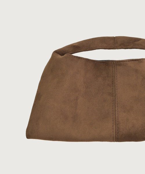 kiehtova（キエトヴァ）の「【kiehtova】FAUX SUEDE HAND BAG/フォースウェードハンドバッグ KTAC6（ハンドバッグ・レディース・ブラウン・FREE）」の3枚目の写真