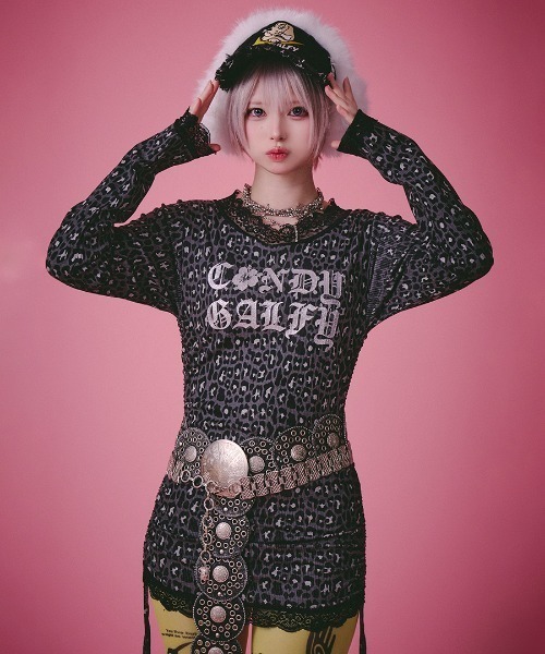 GALFY(ガルフィー)の「GALFY/ガルフィー/ギラギャル2WAYワンピ(ワンピース・レディース・ピンク/ホワイト/ブラック/ベージュ・F)」の3枚目の写真