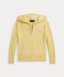 POLO RALPH LAUREN CHILDRENSWEAR（ポロ ラルフ ローレン チルドレンズウェア）の「ミニケーブル コットン フルジップ フーディ（パーカー）」