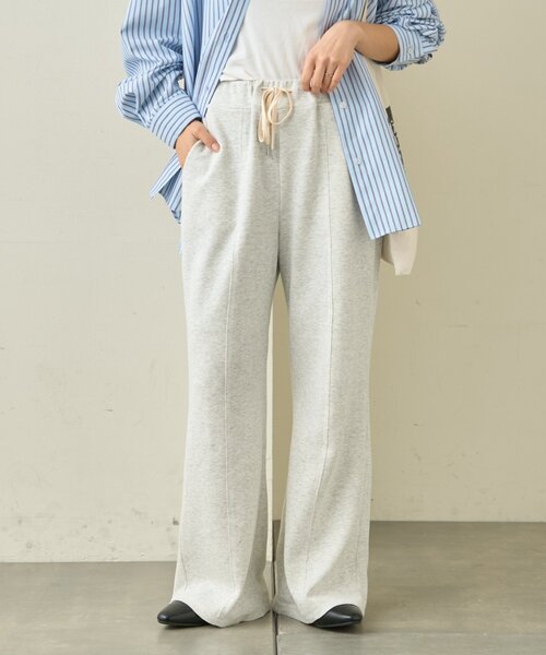 CIAOPANIC TYPY(チャオパニックティピー)の「【美脚見え/3サイズ展開】リブダンボールフレアパンツ(その他パンツ・レディース・グレー/ブラック/オフホワイト/イエロー/ピンク/サックスブルー/グレー系その他・LARGE/MEDIUM/SMALL)」の22枚目の写真