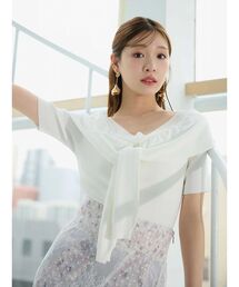 MERCURYDUO | レイヤードライクツイストニット(ニット/セーター)