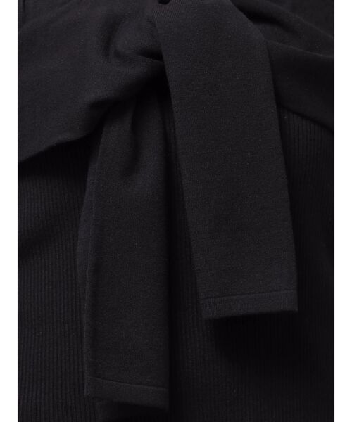 MERCURYDUO（マーキュリーデュオ）の「レイヤードライクツイストニット（ニット/セーター・レディース・オフホワイト/ライトブルー/ブラック・FREE）」の10枚目の写真