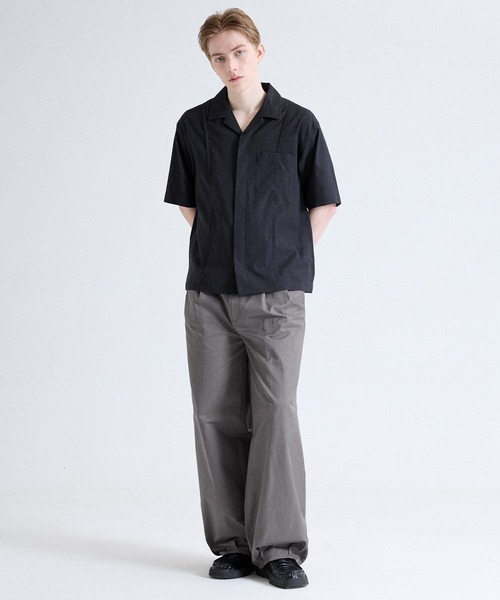 Parts Lab.（パーツラボ）の「【Parts Lab.】Wide Casual Work Slacks / ワイドカジュアルワークスラックス（スラックス・メンズ・ブラック/チャコールグレー・S/L/M）」の15枚目の写真