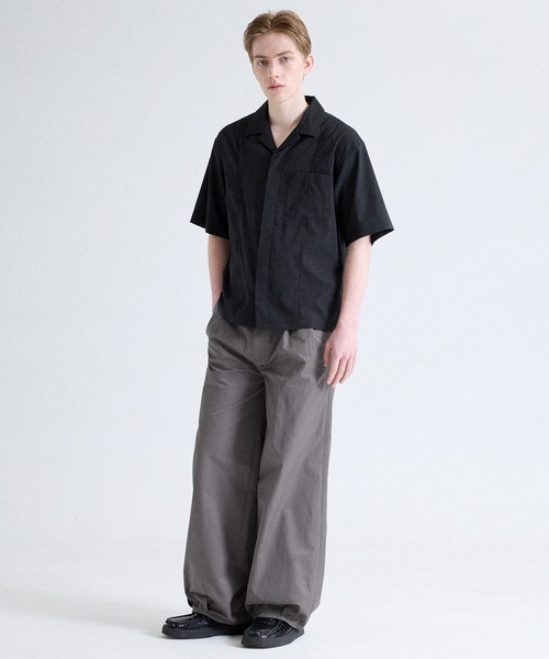 Parts Lab.（パーツラボ）の「【Parts Lab.】Wide Casual Work Slacks / ワイドカジュアルワークスラックス（スラックス・メンズ・ブラック/チャコールグレー・S/L/M）」の17枚目の写真