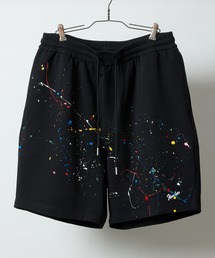NUMBER (N)INE（ナンバーナイン）の「HAND PAINTED FIRM COTTON LIGHT SHORT PILE EASY SHORTS / ハンドペイント ファーム コットン ライト ミニ裏毛 イージー ショーツ（スウェットパンツ）」